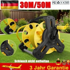 Schlauchwagen Wasser Gartenschlauch Schlauchtrommel Schlauchaufroller mit Kurbel