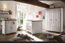 Babyzimmer Landhausstil Kiefer Massiv Wickeltisch Babybett Kleiderschrank Regal