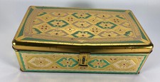 Alte blechdose schatulle mit - blechdose/schatulle,