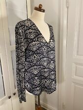 Friendly Hunting Bluse Oberteil Seide Kaschmir Gr. M Hingucker Langarmige