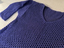 Pullover Handarbeit Lila
