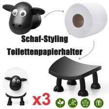3x Toilettenpapierhalter als