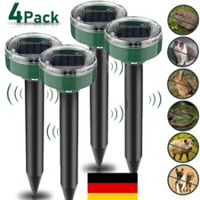 4x Solar Maulwurfschreck