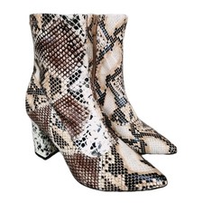 Stiefeletten Leoprint Gr 39