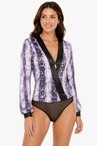 Bluse lila ricarda damen - m.,
