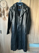 Echtleder mantel schwarz - echtleder,