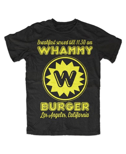 Whammy burger shirt schwarz - whammy,