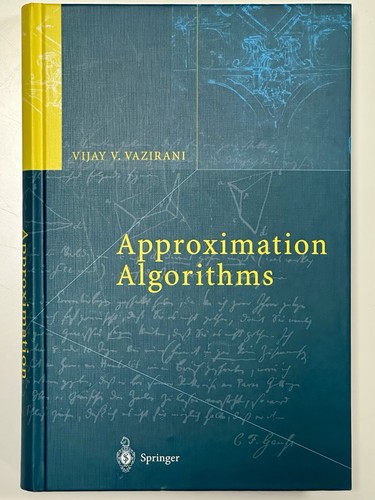 Approximation algorithms vijay - algorithms,