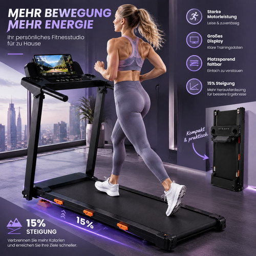 Laufband für zuhause mit - , %