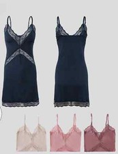 Damen Nachthemd Träger Spitze
