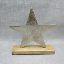 Stern 23 cm Deko Alu Mango