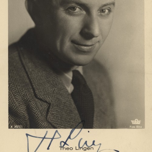 Autograph theo lingen - theo,