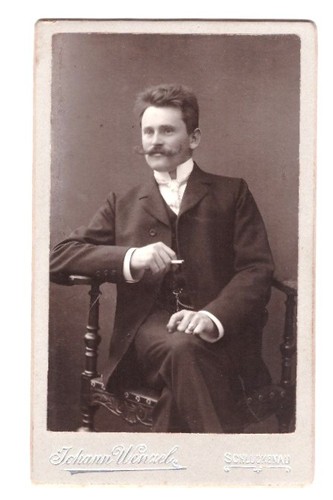 Cdv foto 1900 junger - cdv,