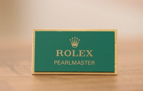 Rolex plaque pearlmaster - rolex,