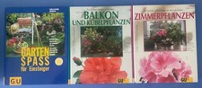 3 Bücher Pflanzen, Blumen, Garten