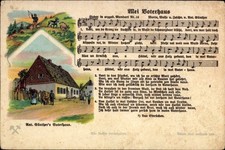 Künstler Lied Ak Günther, Anton, Gottesgab, Mei Vaterhaus, Mundart... - 4830351