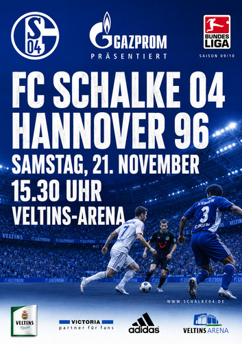 Schalke poster hannover - schalke,