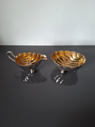 Vintage milch zucker set - &,