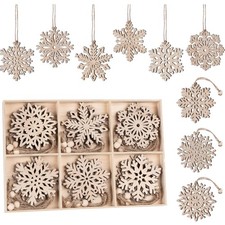 Natürliche Holzschneeflocken