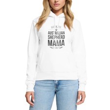 Stolze Australian Shepherd Mama Frauchen Frauen Premium Bio Hoodie