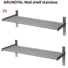 2x NEU IKEA GRUNDTAL Wandregal