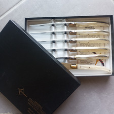 6 Tafelmesser. Laguiole G