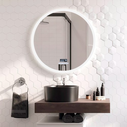 Badspiegel mit led beleuchtung - led,