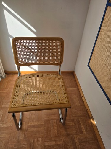 Freischwinger mit geflecht - geflecht, in