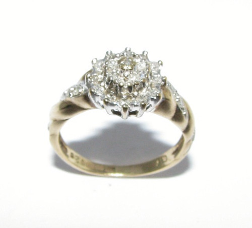 Damen 9ct 9carat gelbgold - 9ct,
