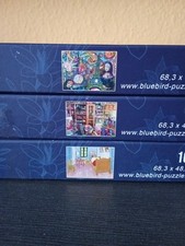 Puzzle Konvolut 1000 Teile 3 Stück Bluebird Sammlung Paket
