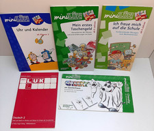 5 mini LÜK Hefte Vorschulkinder Taschengeld Uhr Kalender Cheeky Grundschule  TOP