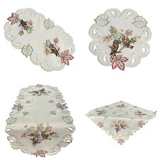 Eulen Blatt Tischläufer