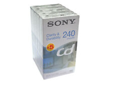 5 x Sony VHS Kassette E-240CDG