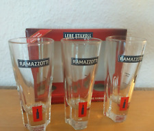 3 Stück Rastal Ramazzotti Gläser mit Eichstrich, neuwertig