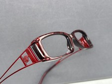 Versus Versace Brille Damen Braun Rot  Eckig 3082  schmal 90er NP:171€