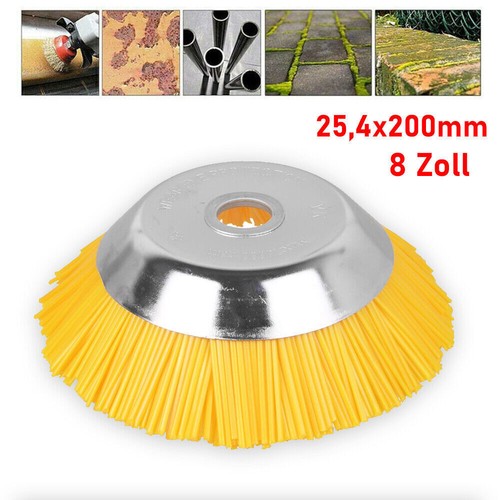 Gelbe unkrautbürste 200mm - gelbe,