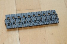 Lego Technik - 10 x Lego Technic Kettenglied dunkelgrau Bagger Kran Panzer 57518