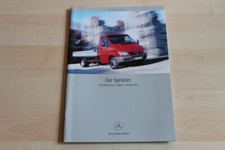 84296) Mercedes Sprinter Kipper - Fahrgestell - Pritsche - Prospekt 03/2003