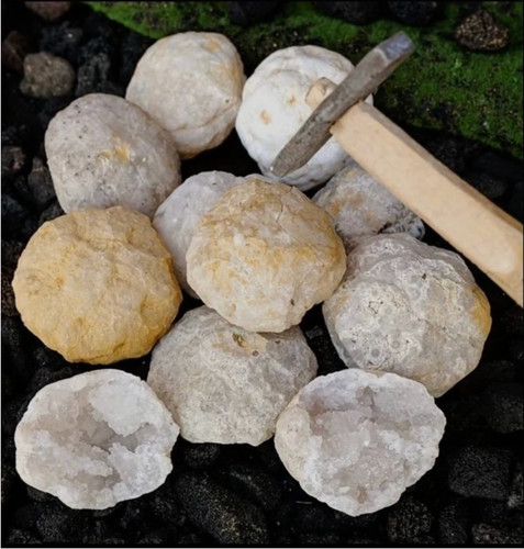 Quarz geode ungeöffnet achat - geode,