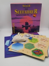 Die Siedler von Catan Die Seefahrer Erweiterung Holz unbespielt teilw Stockfl.