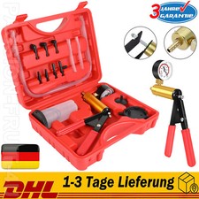 Handheld Vakuum Druckpumpe Tester Set Bremsflüssigkeit Entlüftung Kit W/Box