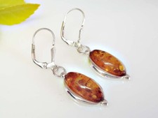 Bernstein Ohrhänger Silber