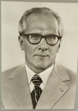 Porträt Postkarte Politiker