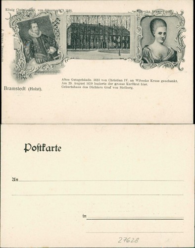 Ansichtskarte bad bramstedt - ansichtskarte,