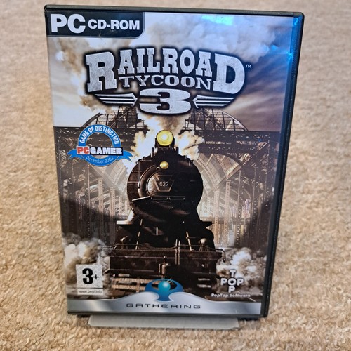 Railroad tycoon cd rom - railroad, cd-rom