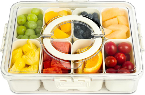 Snackbox mit fächern - mit, 8