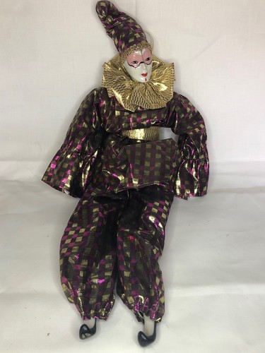 Harlequin pierrot porzellan - harlequin,
