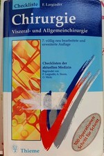  Checkliste Chirurgie. Viszeral- und Allgemein Chirurgie Buch | Zustand sehr gut