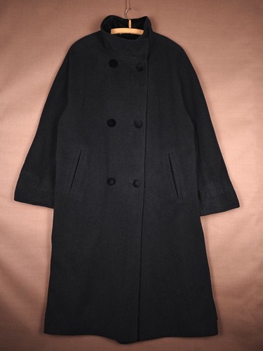 80s vintage wollmantel trench - vintage,