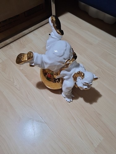 Keramikfigur clown auf dem - keramikfigur,